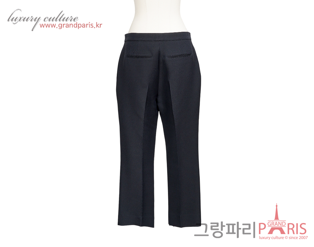 디올 레귤러 핏 팬츠 블랙 38