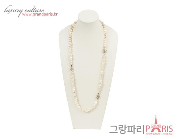 샤넬 CC 펄 네크리스