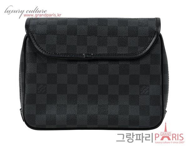 루이비통 행잉 토일렛 키트 다미에 그라파이트