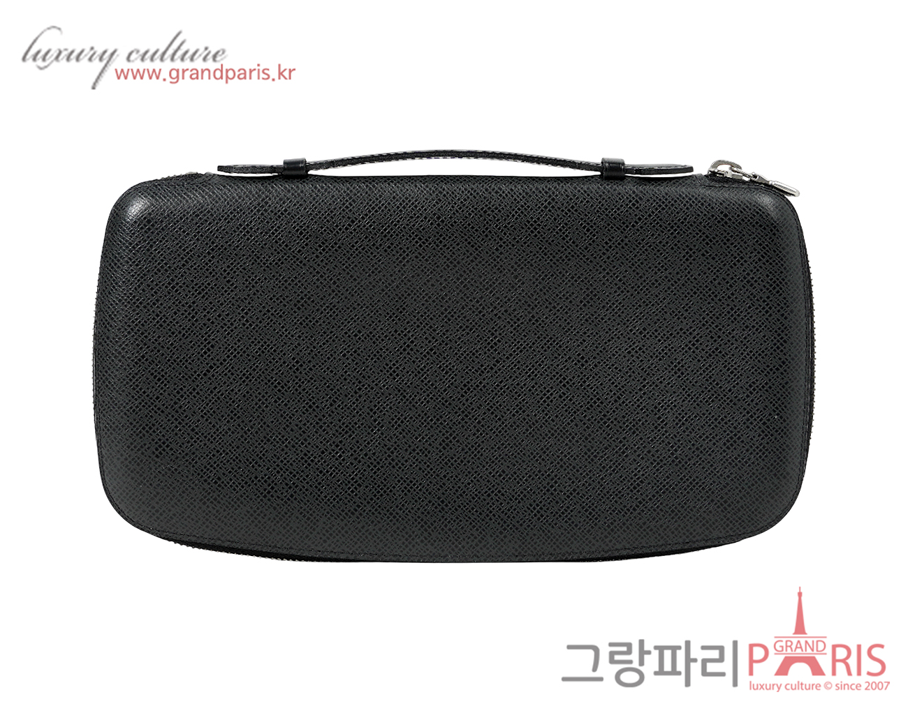 루이비통 타이가 아톨 지피 오거나이저 블랙