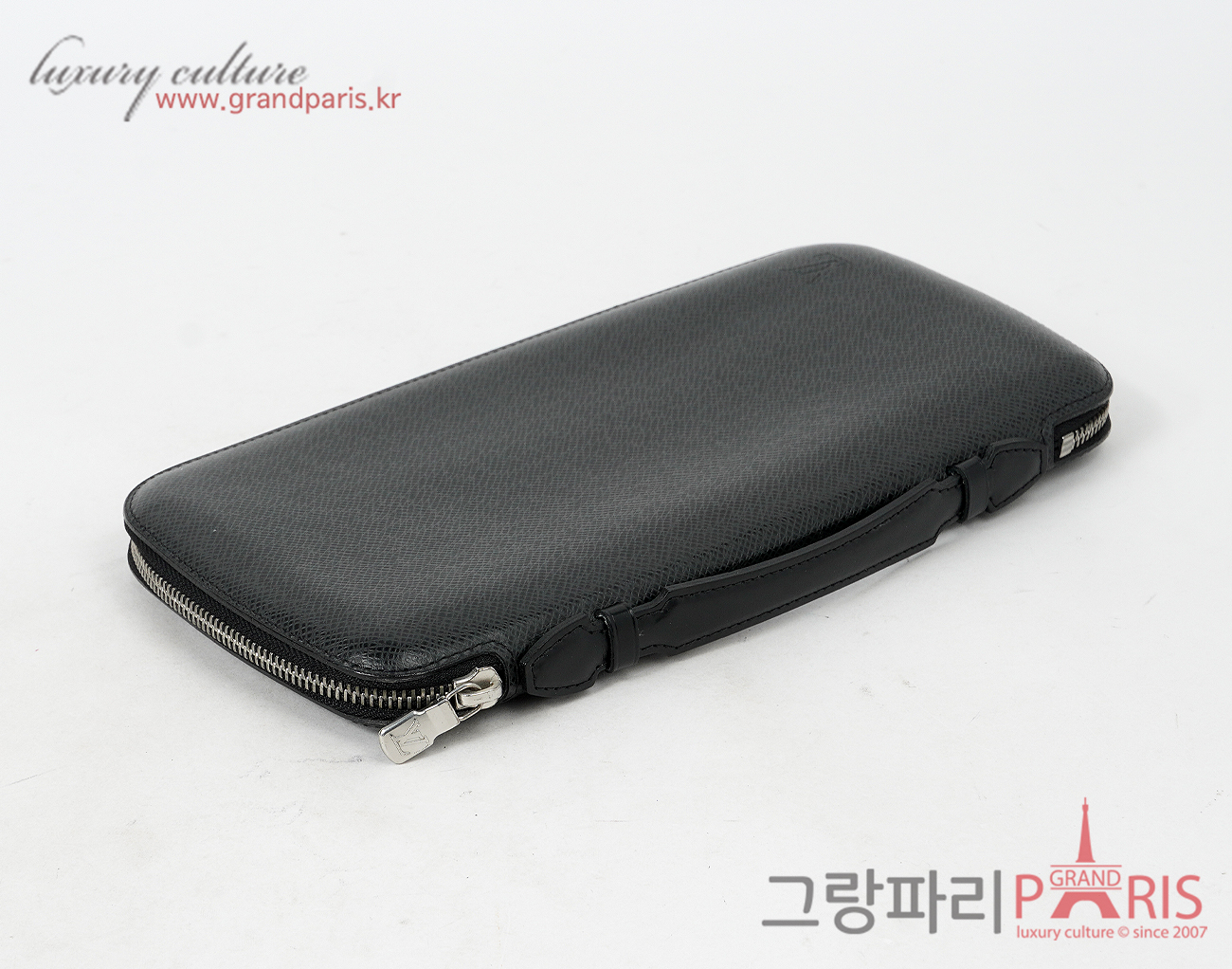 루이비통 타이가 아톨 지피 오거나이저 블랙