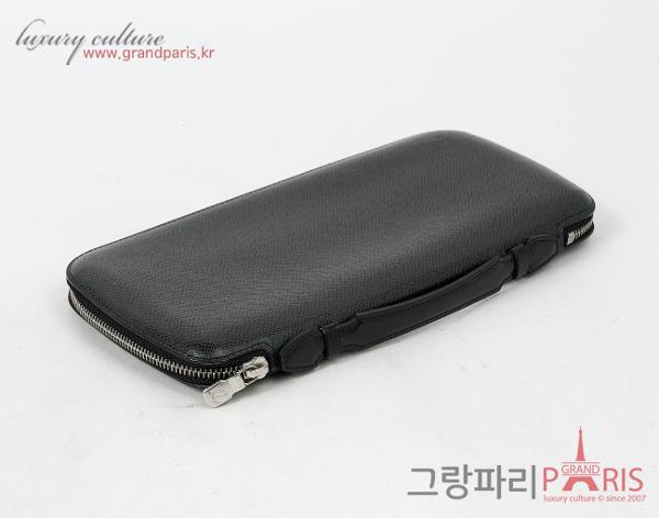 루이비통 타이가 아톨 지피 오거나이저 블랙