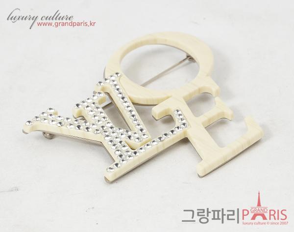 루이비통 댓츠 러브 브로치 크리스탈 아이보리