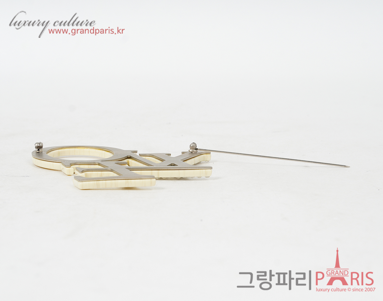 루이비통 댓츠 러브 브로치 크리스탈 아이보리
