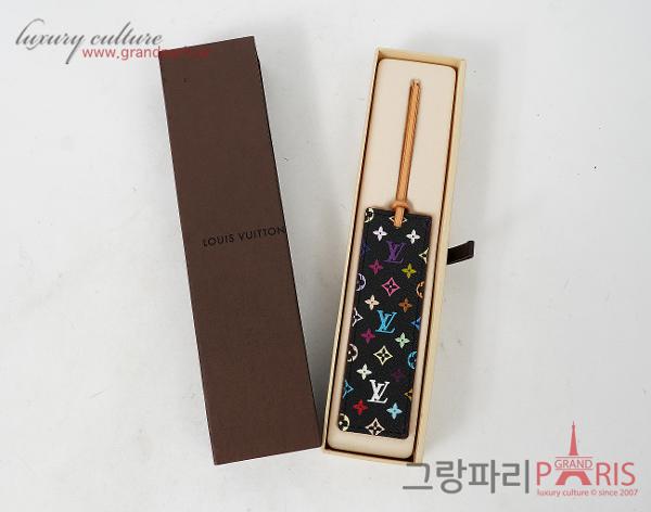 루이비통 무라카미 다카시 북마크 블랙 멀티컬러