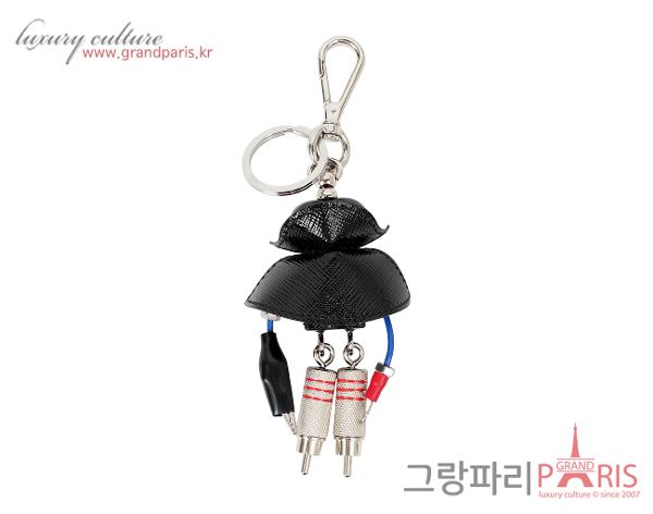 프라다 블라드 트릭 키체인 블랙