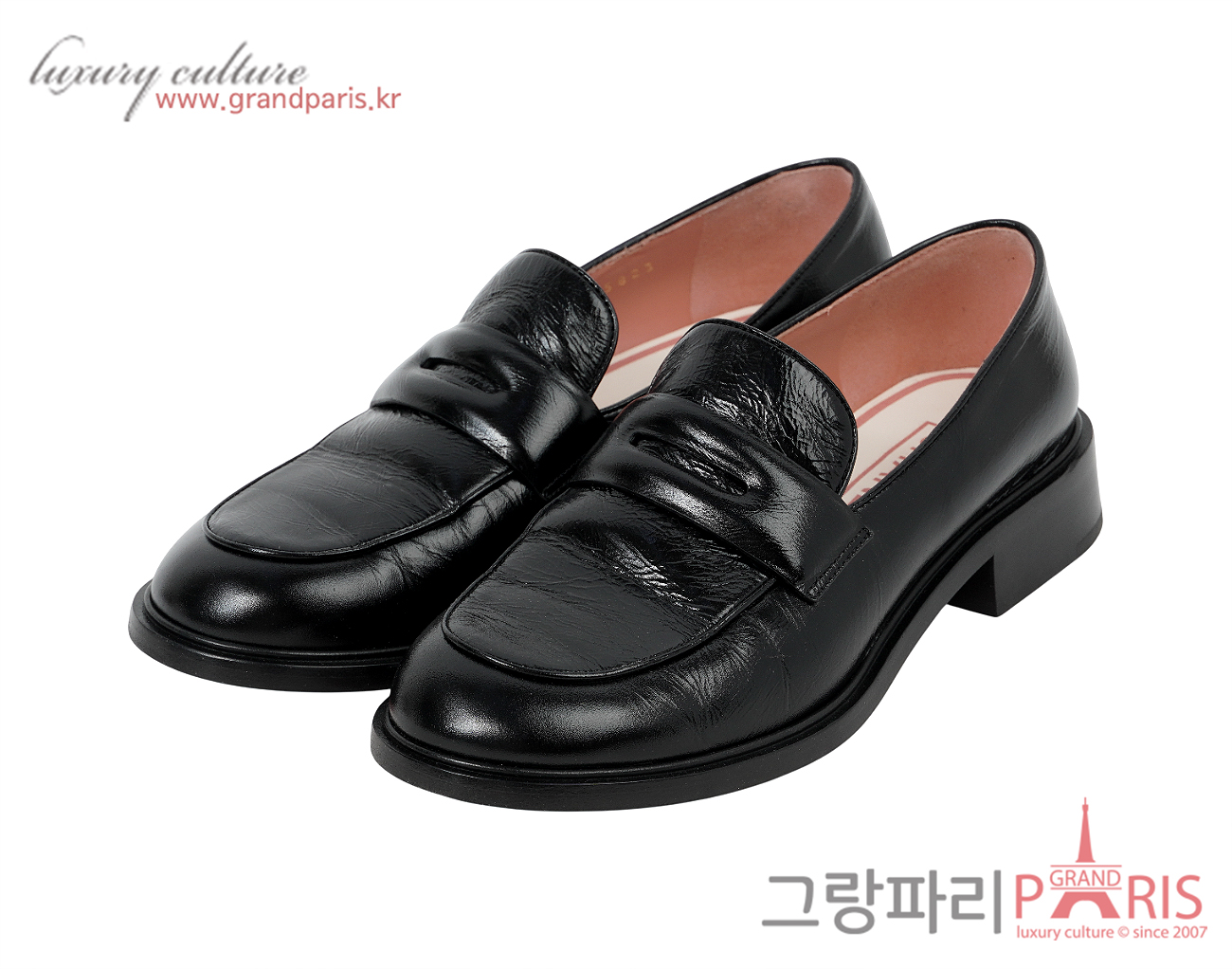 샤넬 24A 로퍼 블랙 38 1/2C