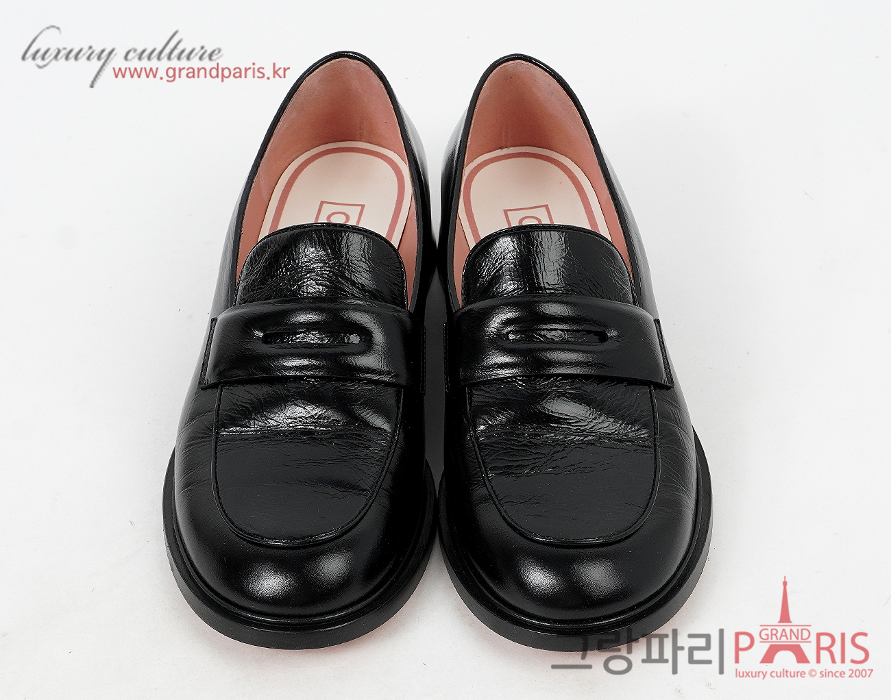 샤넬 24A 로퍼 블랙 38 1/2C