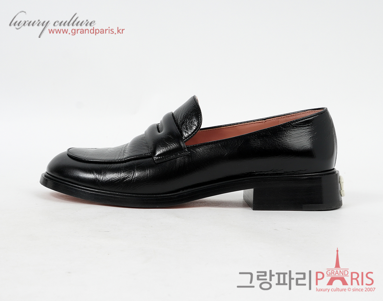 샤넬 24A 로퍼 블랙 38 1/2C