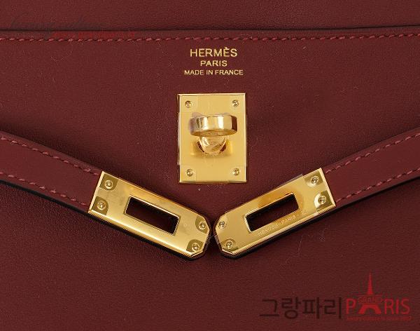 에르메스 켈리 무브 루즈 아쉬 금장 W