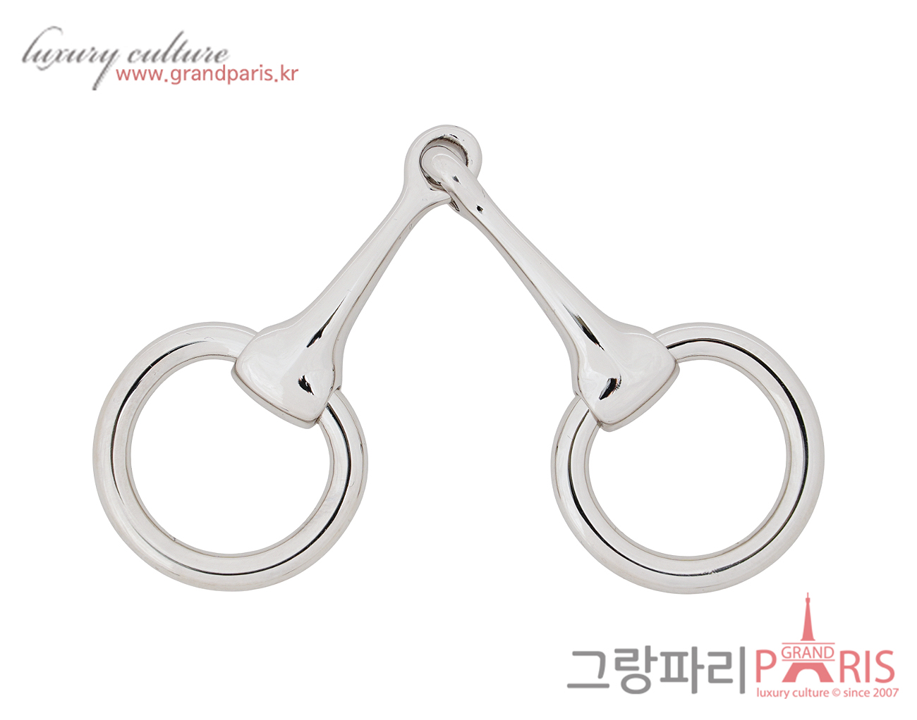 에르메스 미니 모르스 트윌리 링 은장