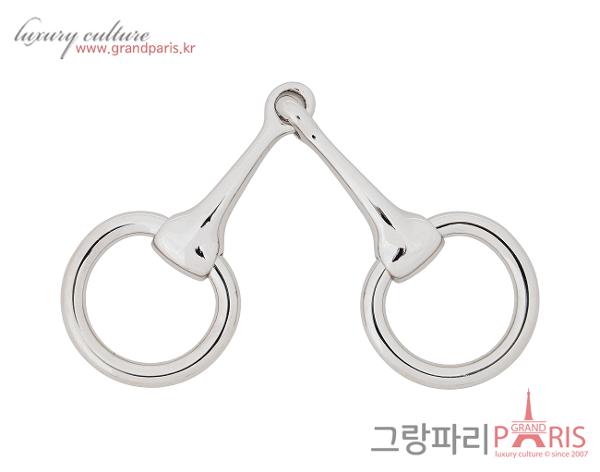 에르메스 미니 모르스 트윌리 링 은장