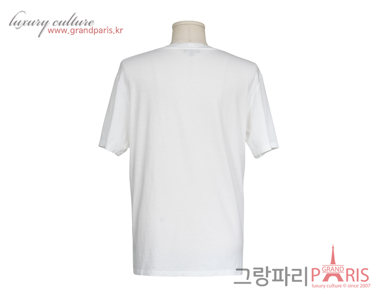 샤넬 비즈 CC 숏슬리브 화이트 M