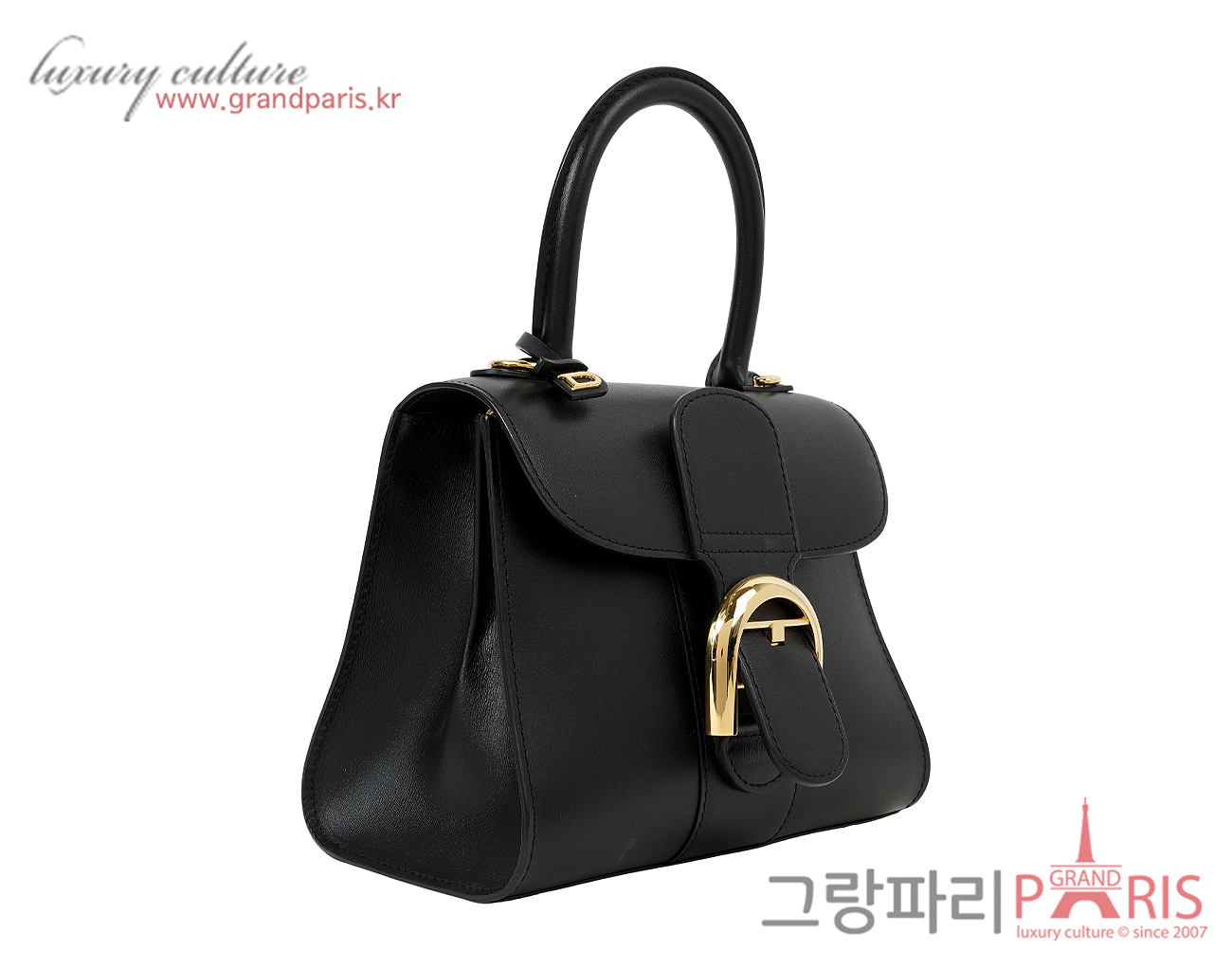 델보 브리앙 미니 복스 블랙 금장