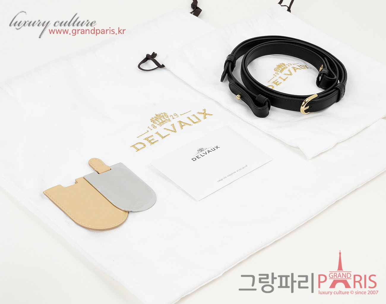 델보 브리앙 미니 복스 블랙 금장