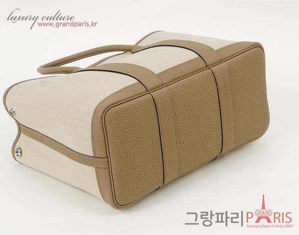 에르메스 가든파티 30 패브릭 베통 베이지 마르파 W