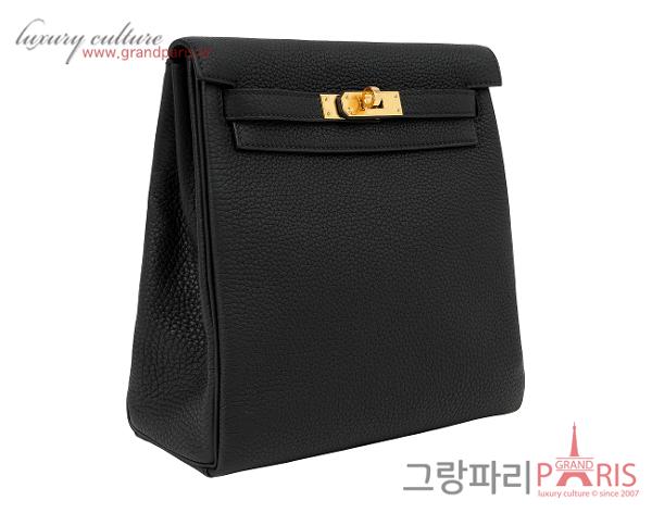에르메스 켈리 아도 블랙 금장 Y