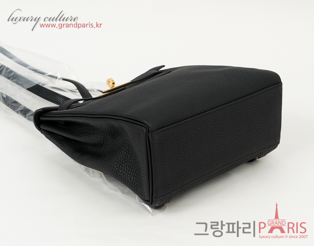 에르메스 켈리 아도 블랙 금장 Y