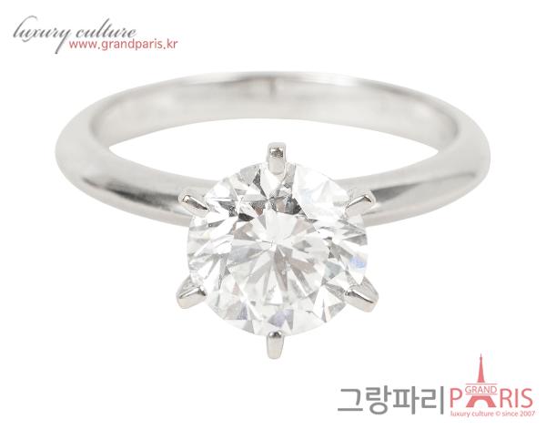 Fine Jewelry 프롱 세팅 다이아몬드 링 화이트골드 2.01ct