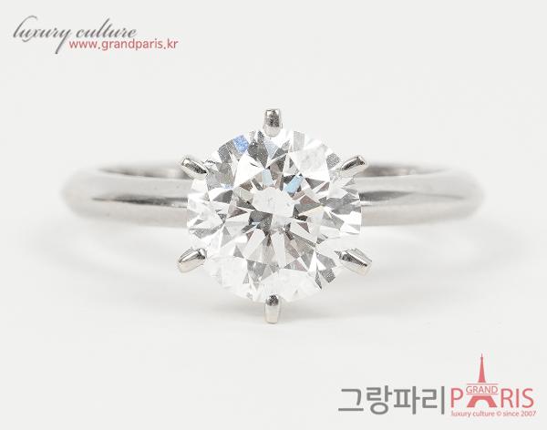 Fine Jewelry 프롱 세팅 다이아몬드 링 화이트골드 2.01ct