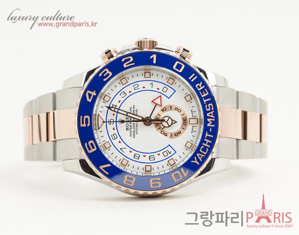 로렉스 요트마스터 II 44mm 로즈골드 콤비 벤츠 헨즈 116681