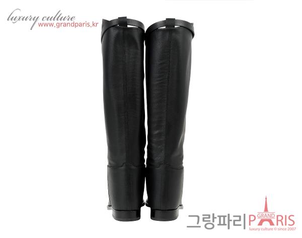 에르메스 점핑 부츠 블랙 은장 38