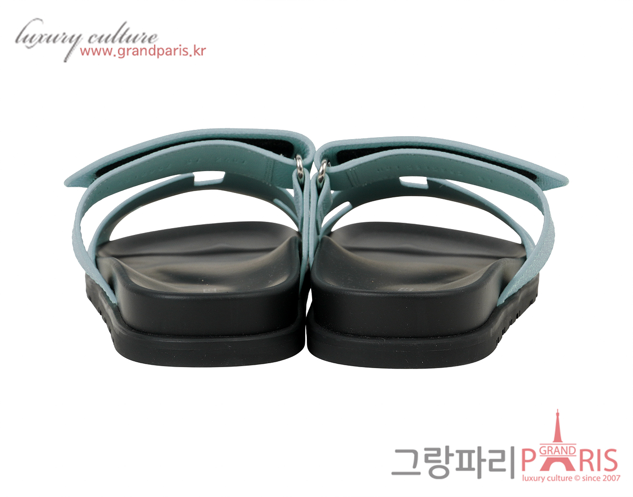 에르메스 시프레 샌들 블루 크리스토 37