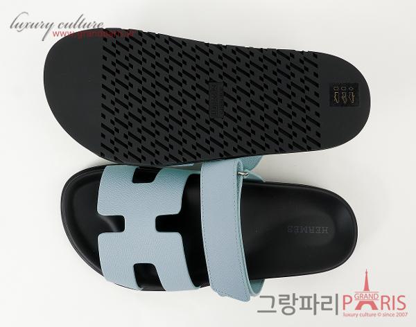 에르메스 시프레 샌들 블루 크리스토 37