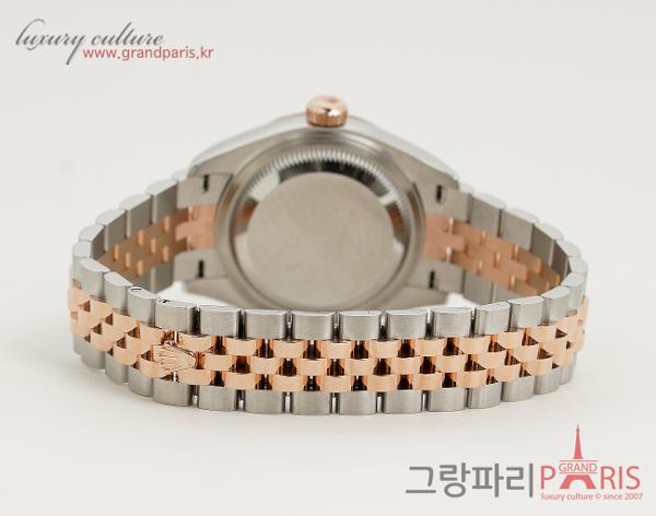 로렉스 레이디 데이저스트 28mm 로즈골드 콤비 마더오브펄 10P 279171