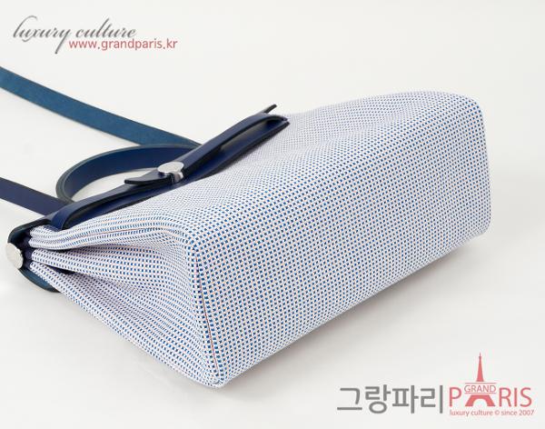 에르메스 에르백 집 31 블루 사파이어 에크루 모브 은장 Z
