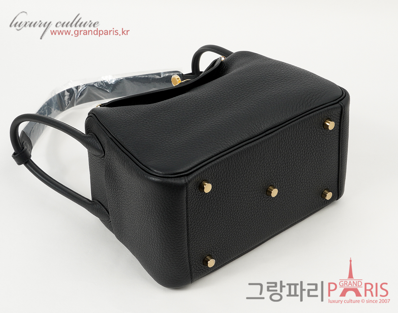 에르메스 린디 26 블랙 금장 K