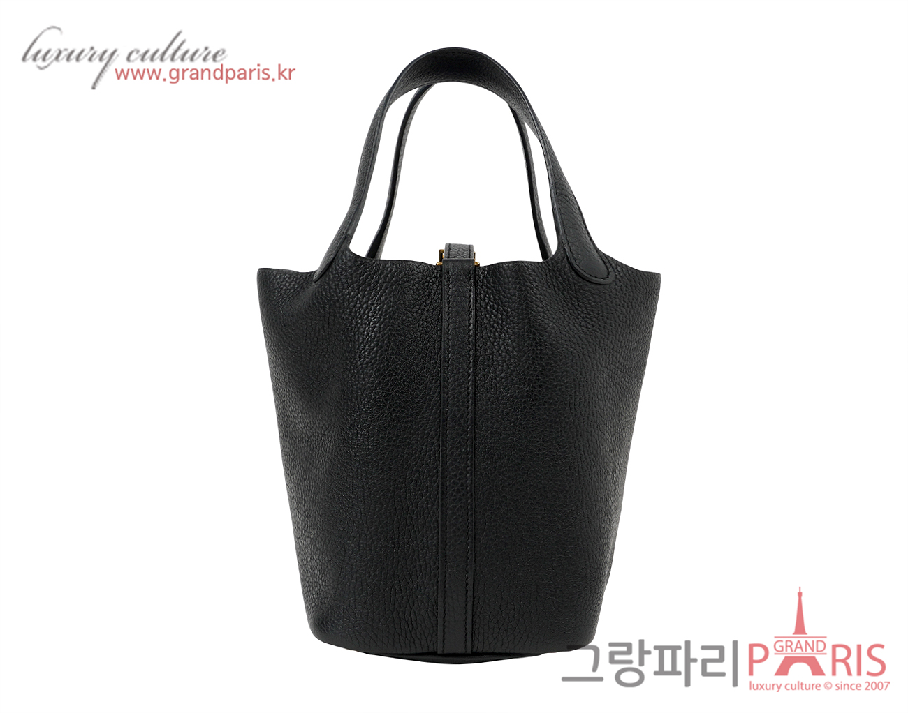 에르메스 피코탄 18 블랙 금장 D