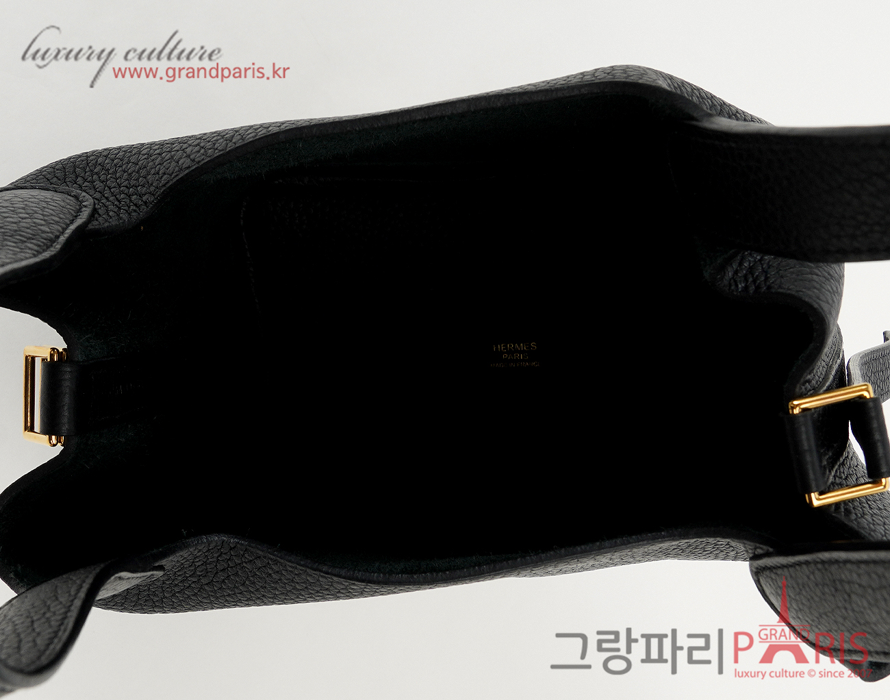 에르메스 피코탄 18 블랙 금장 D