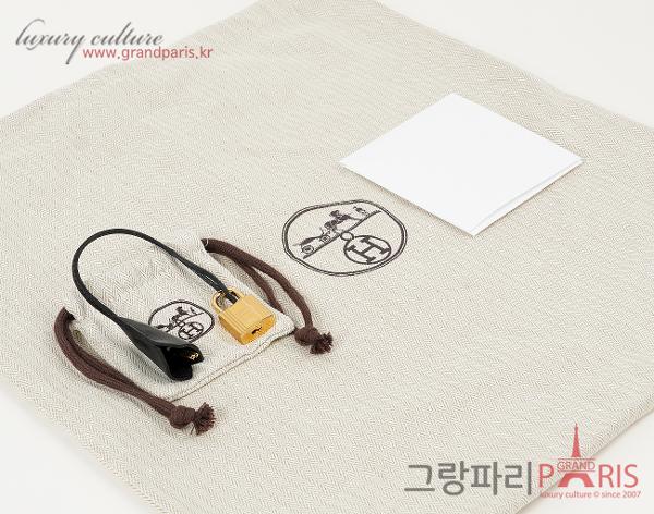 에르메스 셀리에 벌킨 25 블랙 금장 복스 W