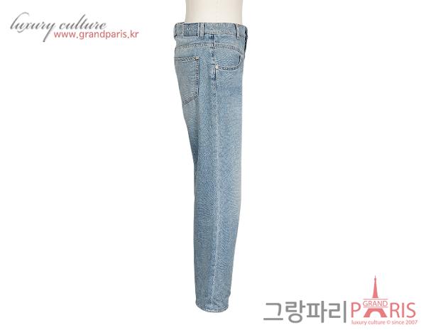 샤넬 25M 코코비치 자수 데님 진 블루 38