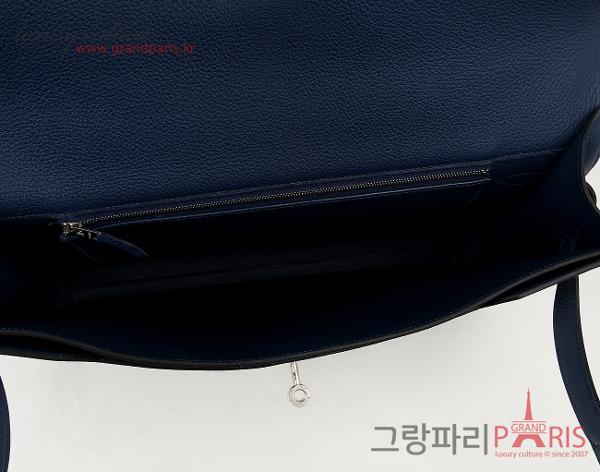 에르메스 켈리 데페슈 36 블루 드 프뤼스 은장 W