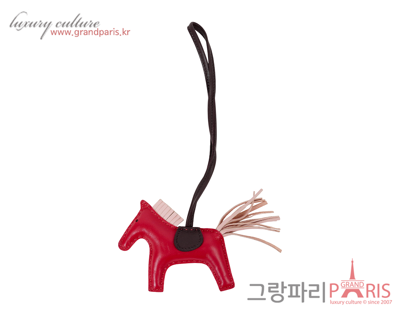 에르메스 로데오 PM 프랑보와즈 로즈 사쿠라 루즈 셀리에