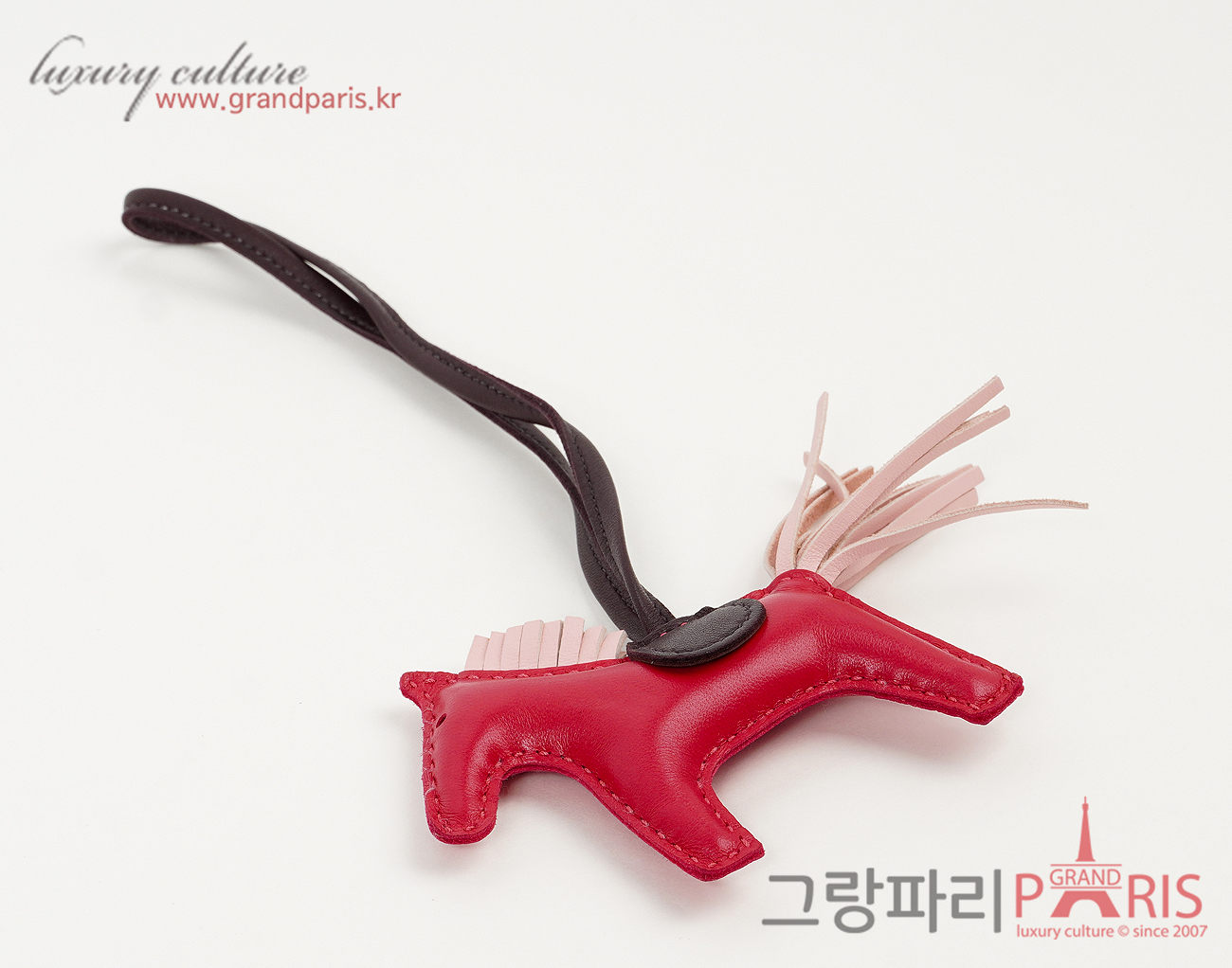 에르메스 로데오 PM 프랑보와즈 로즈 사쿠라 루즈 셀리에