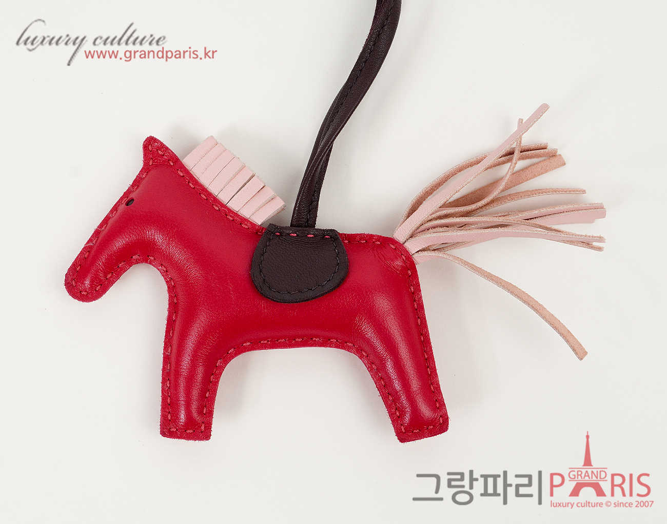에르메스 로데오 PM 프랑보와즈 로즈 사쿠라 루즈 셀리에