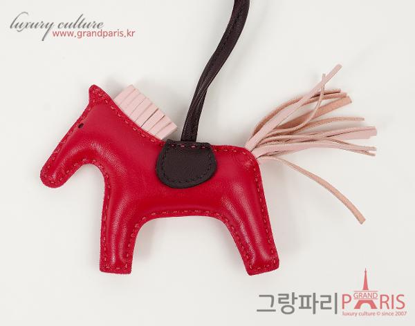 에르메스 로데오 PM 프랑보와즈 로즈 사쿠라 루즈 셀리에