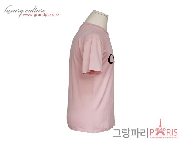 셀린느 루즈 티셔츠 빈티지 핑크 블랙 S