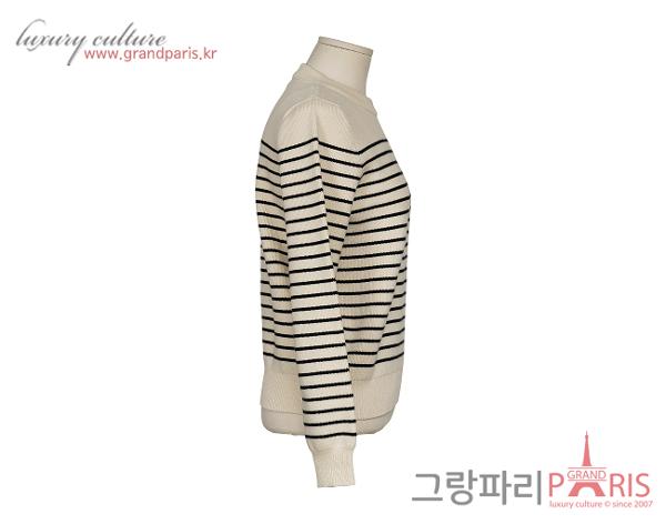 셀린느 마린 스웨터 크림 블랙 S