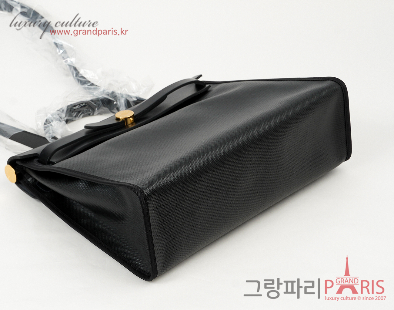 에르메스 에르백 집 31 셀리에 블랙 에크루 금장 B