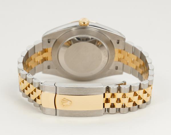로렉스 데이저스트 41mm 옐로우골드 콤비 블랙 다이얼 10P 126333