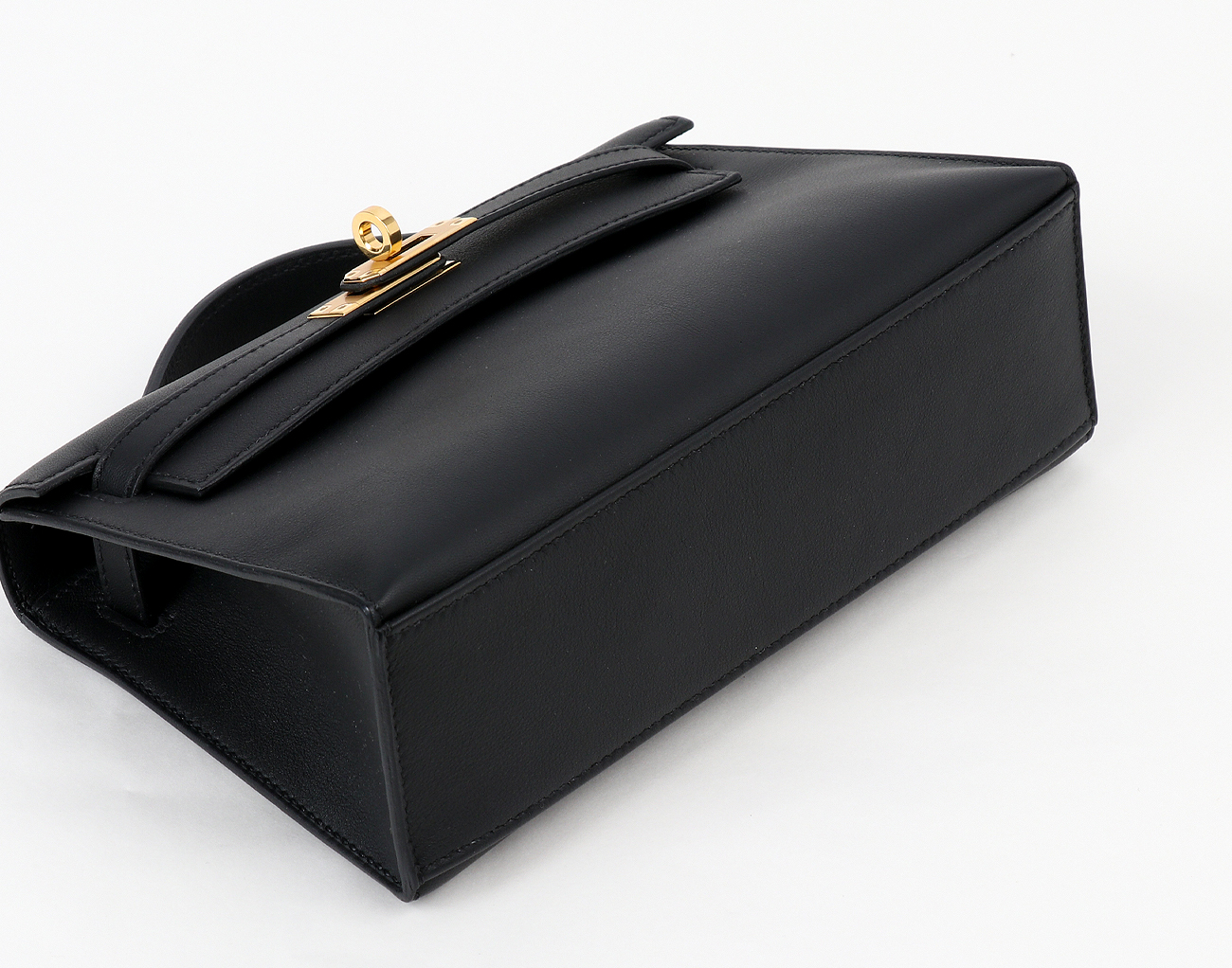 에르메스 켈리 포쉐트 블랙 금장 U