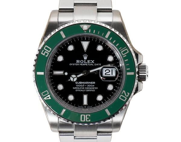 로렉스 서브마리너 41mm 스틸 그린 블랙 다이얼 스타벅스 126610LV