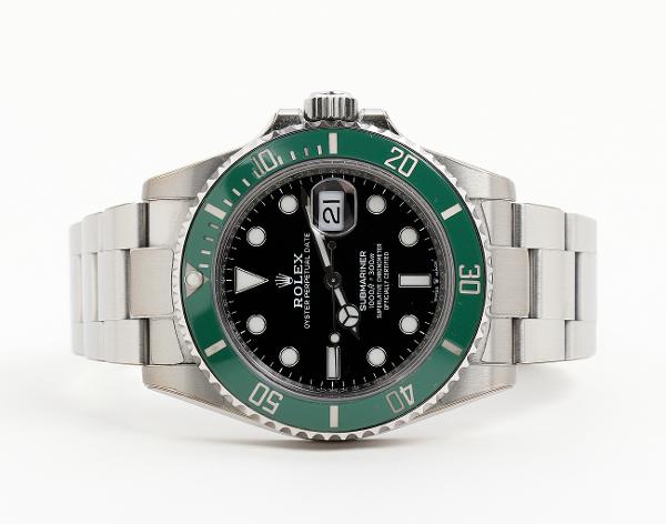 로렉스 서브마리너 41mm 스틸 그린 블랙 다이얼 스타벅스 126610LV