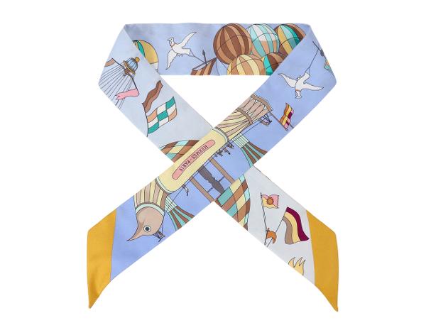 에르메스 트윌리 레 폴리스 뒤 씨엘 블루 라방드 쏠레이 베르트