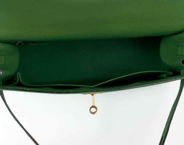 에르메스 셀리에 켈리 32 뱀부 금장 R