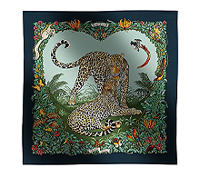 에르메스 까레 스카프 90 정글 러브 포에버 마린 베르트 오렌지 보러가기